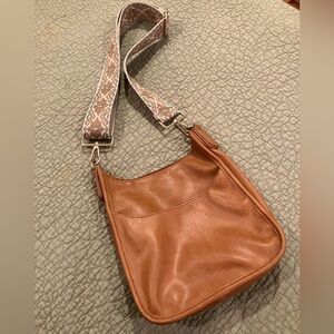 Ah-dorned Brown Crossbody Bag